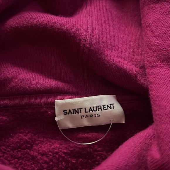 Hardly worn Pink Saint Laurent Hoodie….almost perfect condition. - Picture 5 of 6